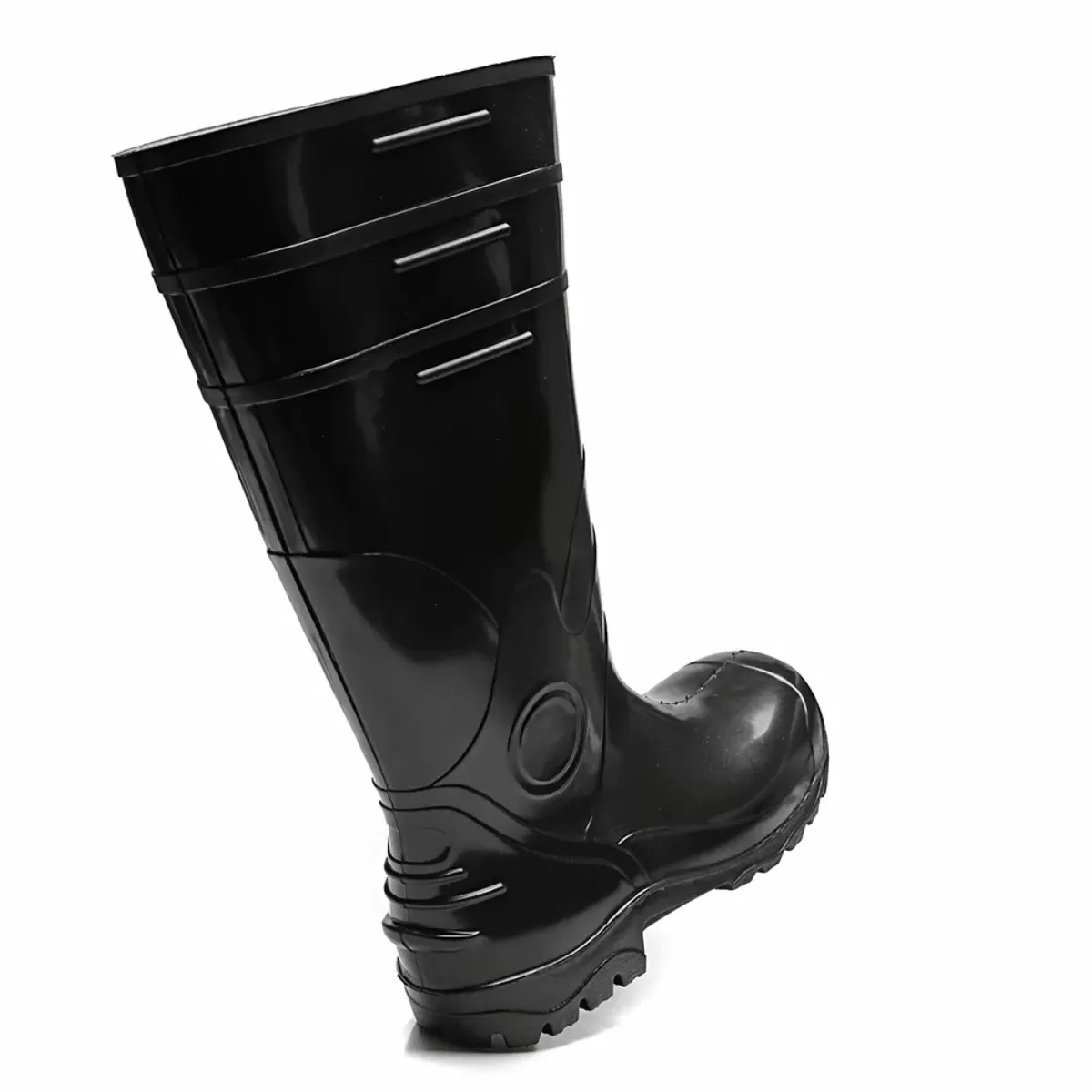Bota PVC cano longo bico aço com forro CA 35223