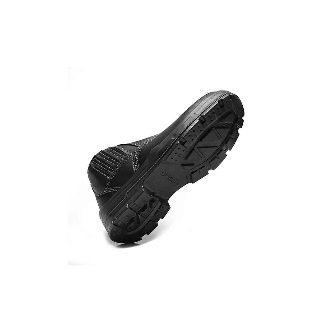 Botina Elástico Preta Bico Composite Microfibra CA 38530