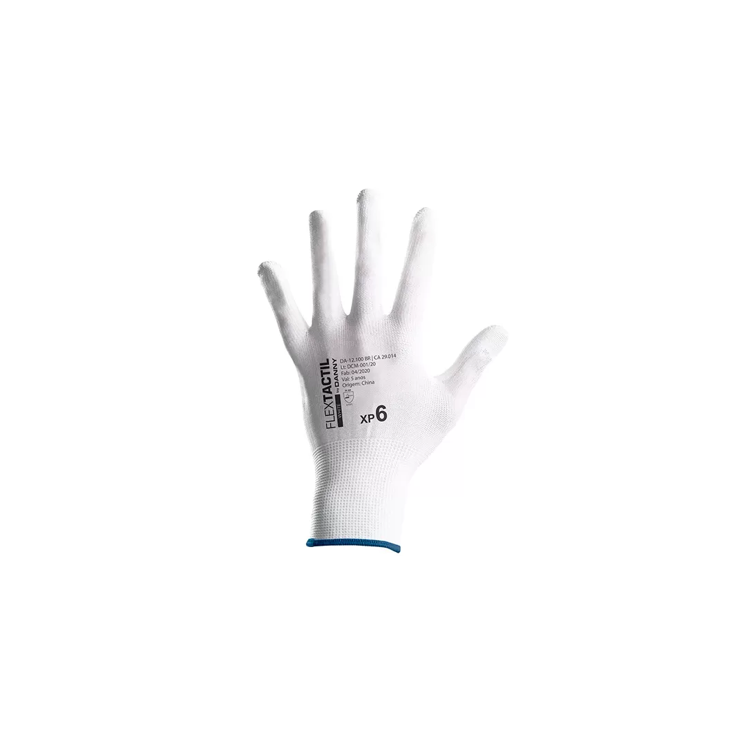 FLEXTÁCTIL Luva de segurança tricotada em nylon CA 29014
