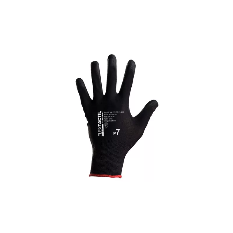 FLEXTÁCTIL Luva de segurança tricotada em nylon CA 29014