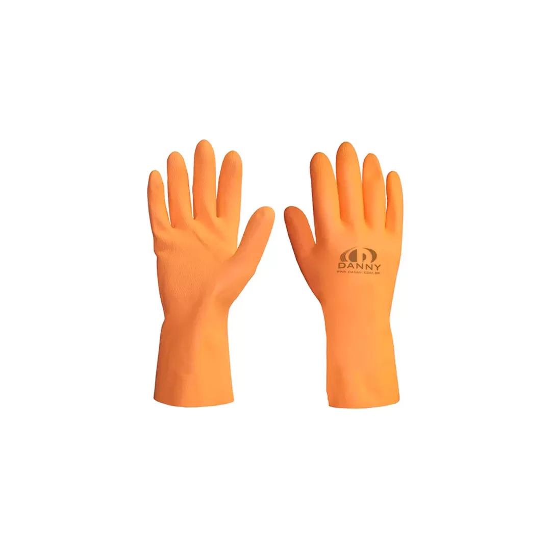 MAX ORANGE Luva de látex reforçada CA 11286