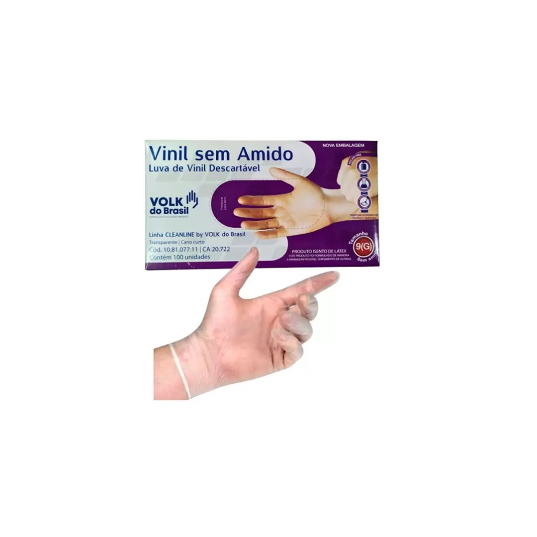 Luva Vinil Sem Amido CA 20722