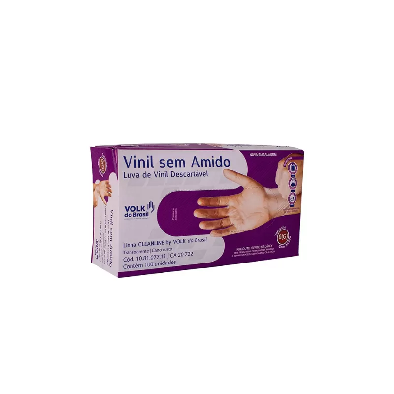 Luva Vinil Sem Amido CA 20722