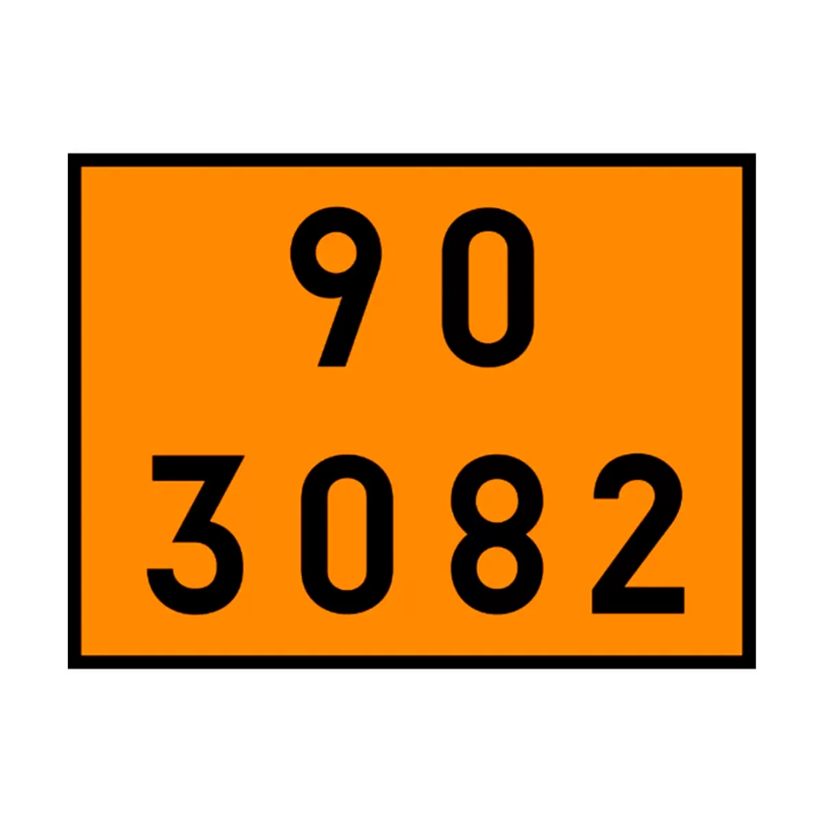 Placa De Numerologia 1,5mm - 30X40